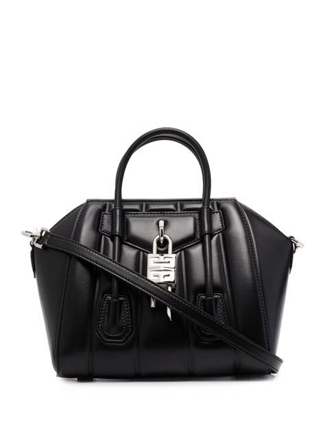 givenchy antigona small black duffle|mini antigona lock denim tote bag.